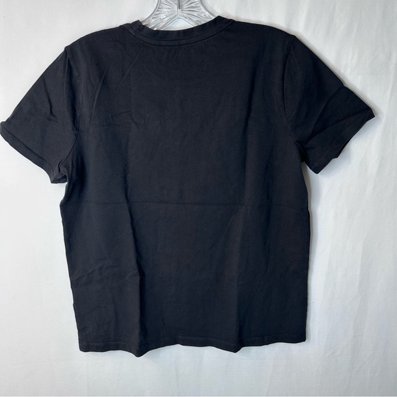 Lands End Lightweight Black Short Sleeve T-Shirt 100% Supima Cotton Size XS - Picture 5 of 8
